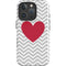 Chevron Heart iPhone 16 Pro Impact Case